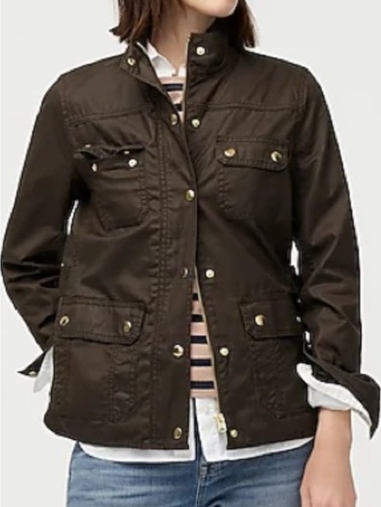 J. Crew Jackets & Blazers - J. Crew - The Downtown Field Jacket, Coat. Size Small. Olive Green